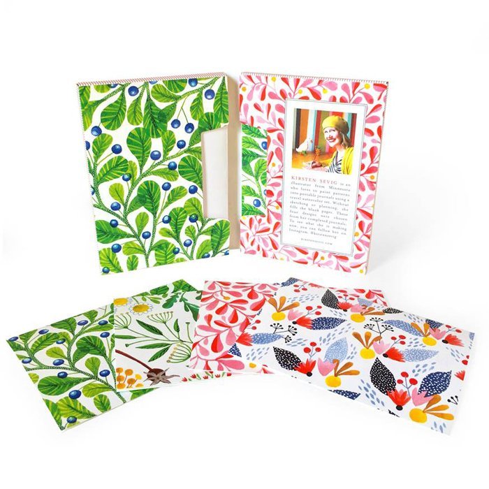 Flora Notecards Set, NEW