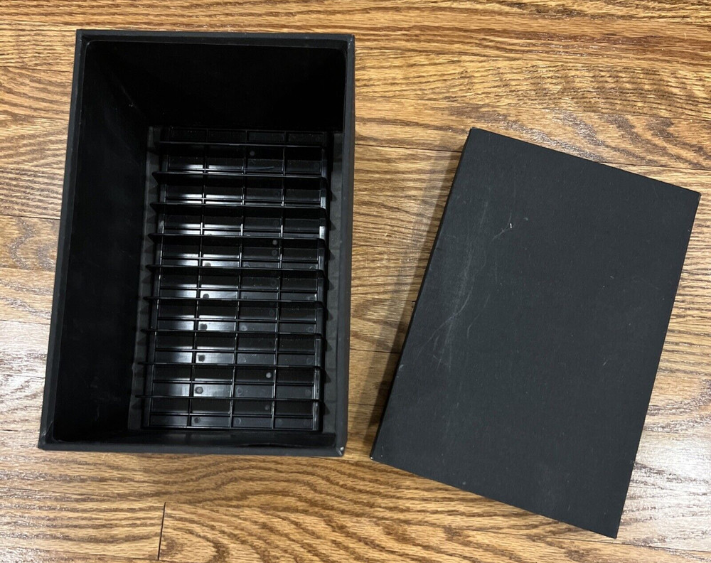 Stampin Up Die Cut Card Storage Box, Black, Small