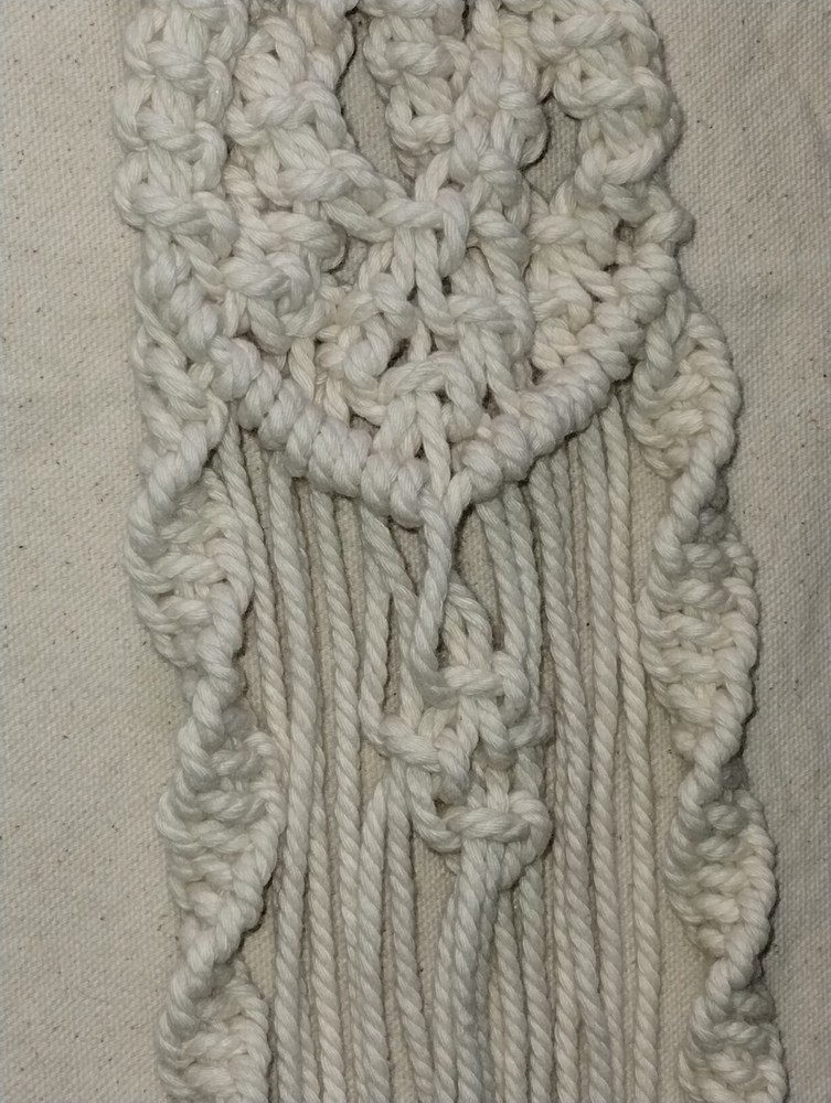 MACRAME Wall Hanging - Narrow and Long - Handmade