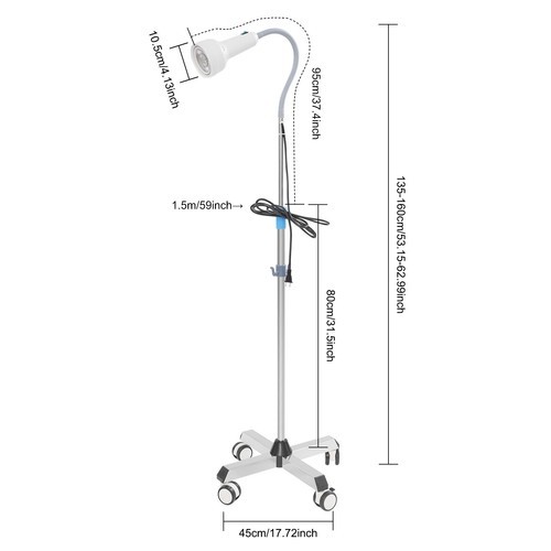 LED Examination Light Mobile Examination Lamp Four-Legged Adjustable Height