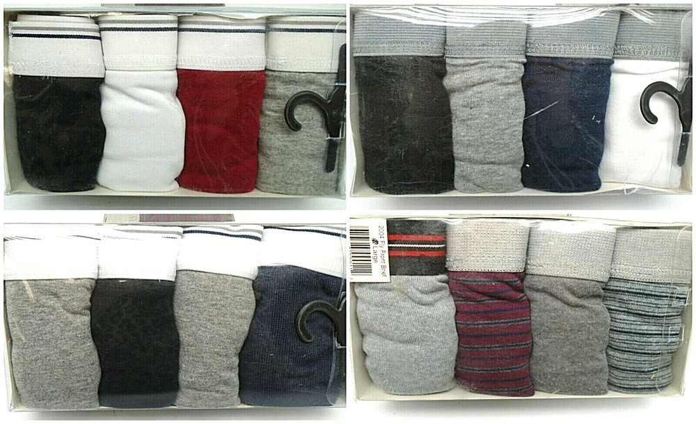 Pride USA 2004 Pre-Shrunk Fly Front Brief 4 pack Multiple Colors/Sizes 121Q