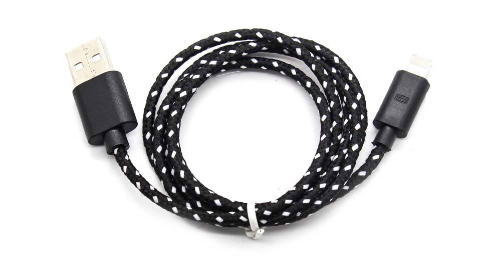 6FT Fabric Braided Charger Cable USB Data Sync FOR apple iPhone X 8 7 6 plus 5s