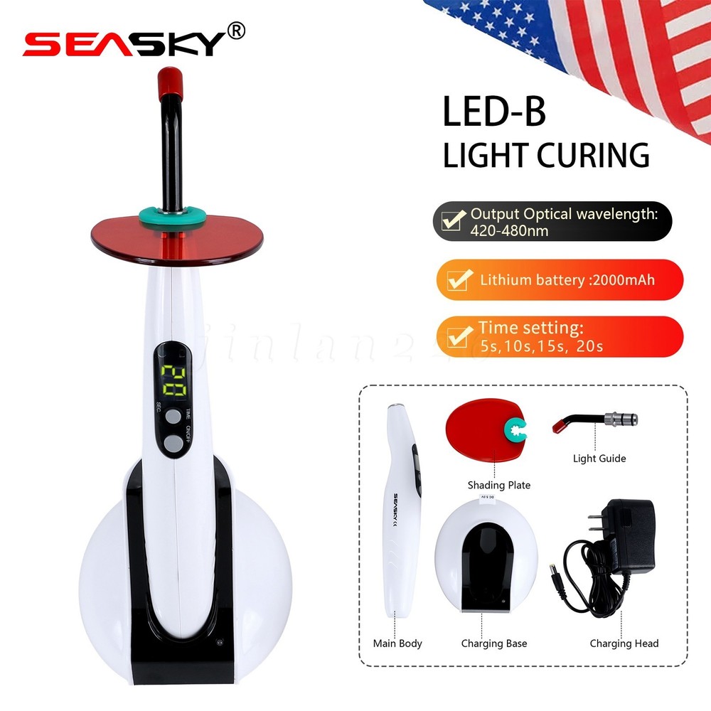 LED.B Dental Wireless Curing Light Dentist Cordless Curing Lamp