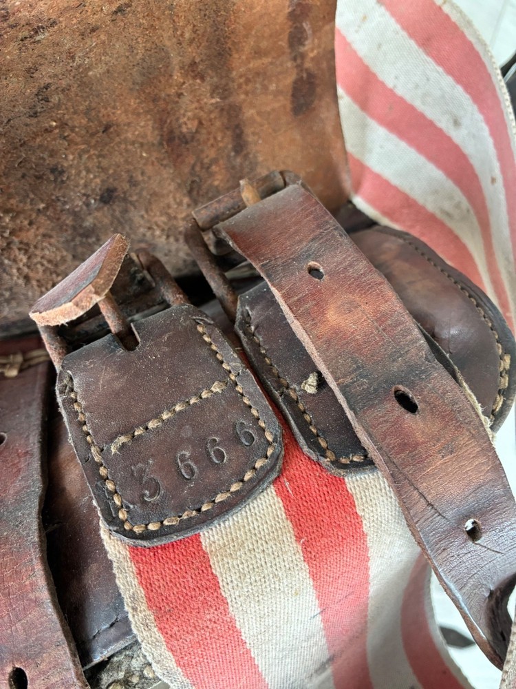 Original German WW2 Cavalry Saddle 1943