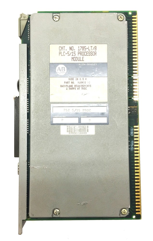 Allen-Bradley PLC-5/15 Processor Module 1785-LT/B Firmware Revision.P/Ser.B USED