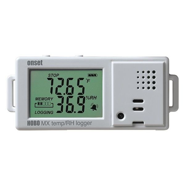 Hobo Mx1101 Data Logger, Temp. Range -4 Degrees To 158 Degrees F, Relative