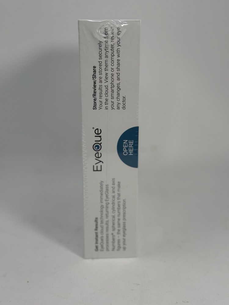 EyeQue Personal Vision Tracker Ophthalmic Refractometer Home Test Kit