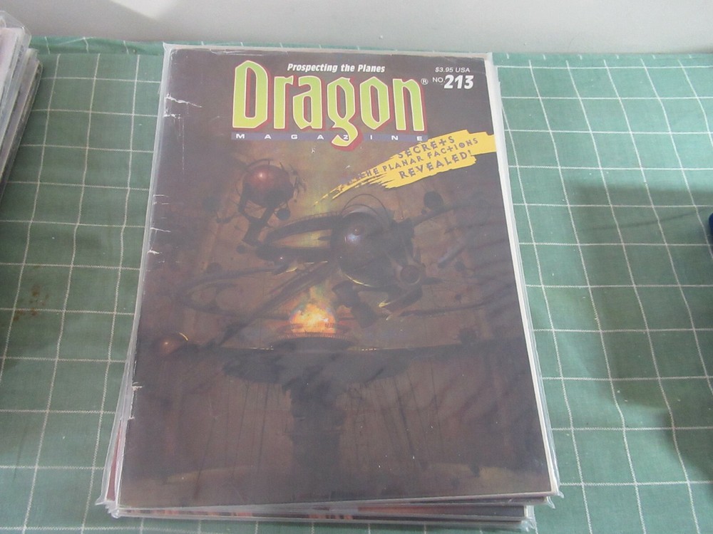 Dragon magazine #213 vintage