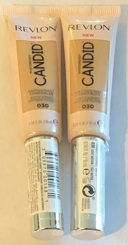 (2) Revlon Photoready Candid Antioxidant Concealer, 030 Light Medium