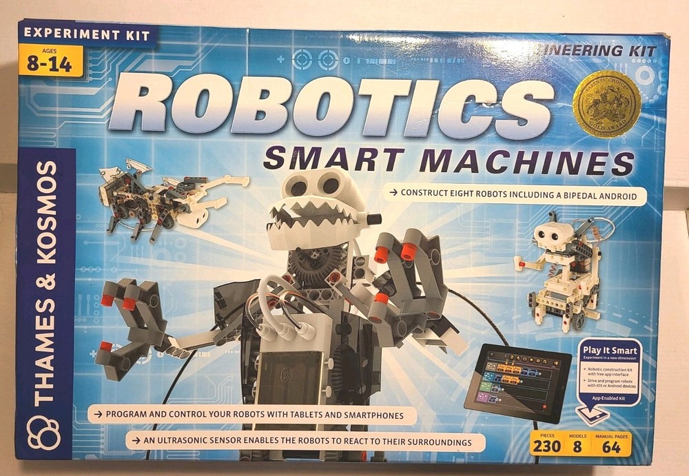 NEW SEALED Robotics Smart Machine Experiment Kit Thames & Kosmos Construct Robot