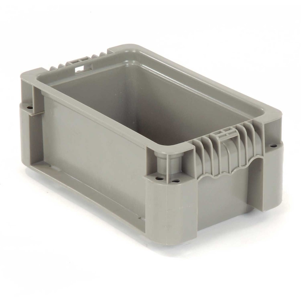 Stackable Straight Wall Container Solid - RSO1207-05 - 12 x 7- 3/8 x 5