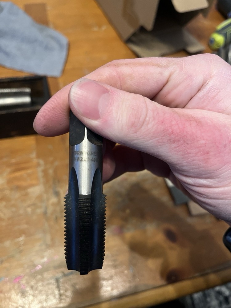 NPT Pipe Taps Greenfield 5 Sizes