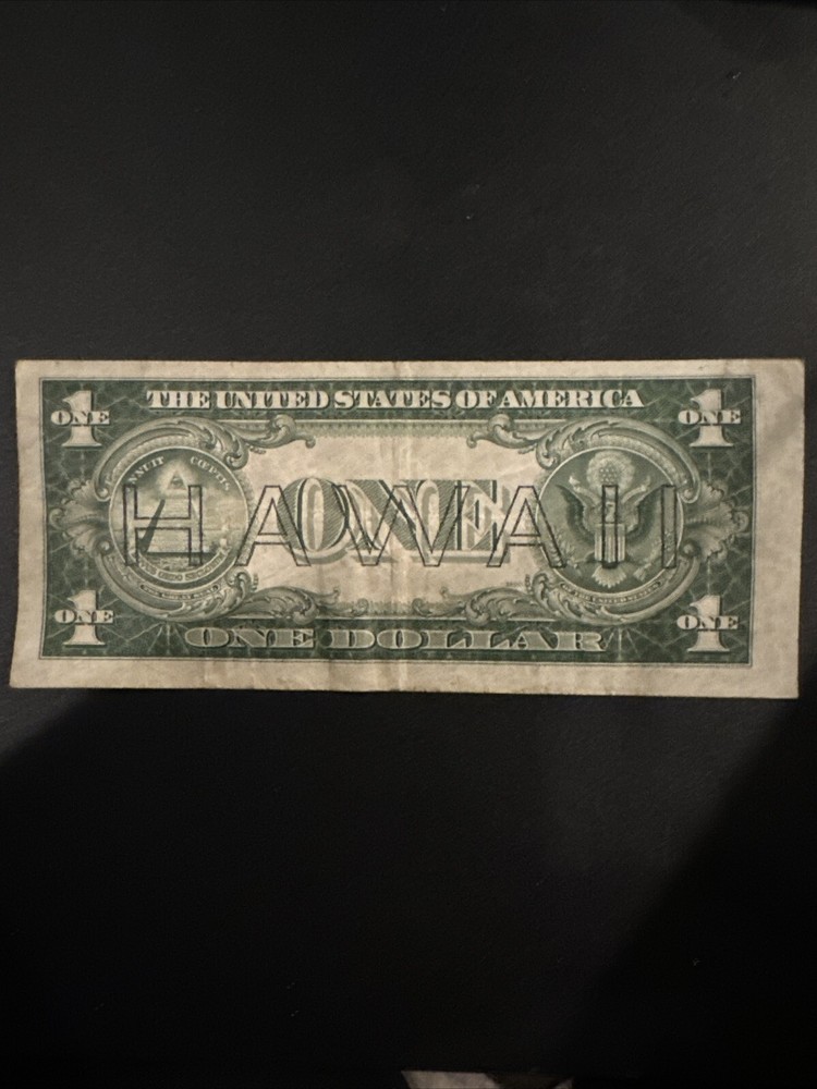 1935 A $1 Silver Certificate Hawaii