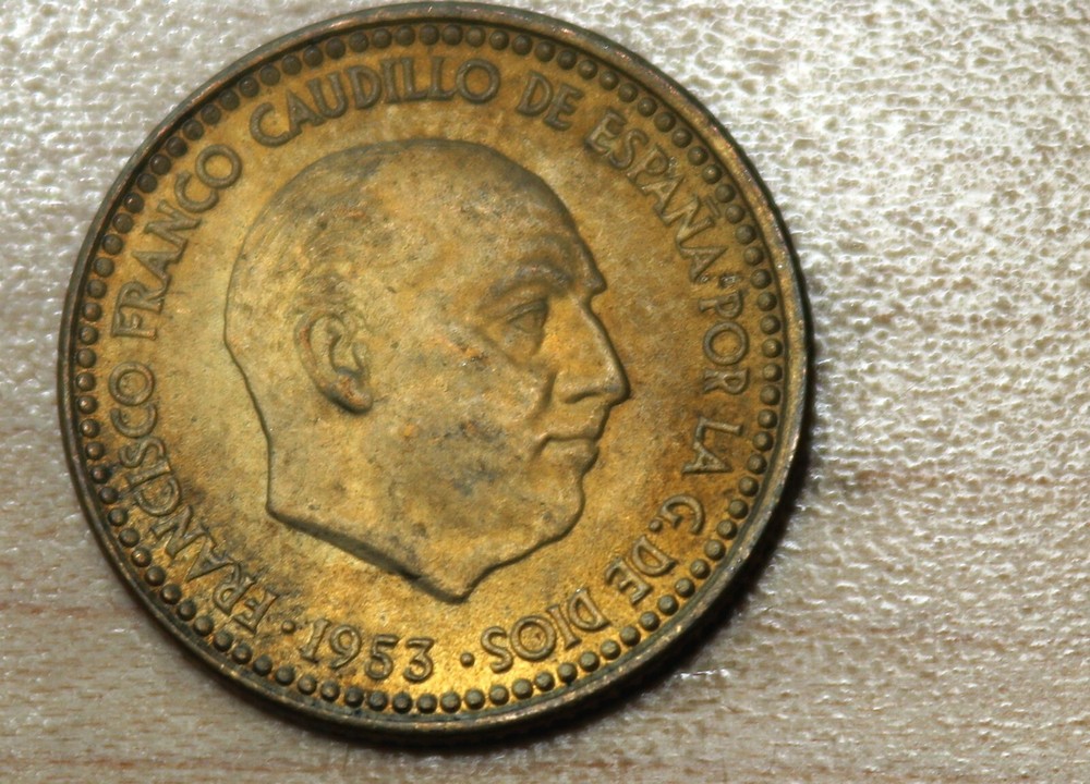 1953 (61) Spain 1 Peseta