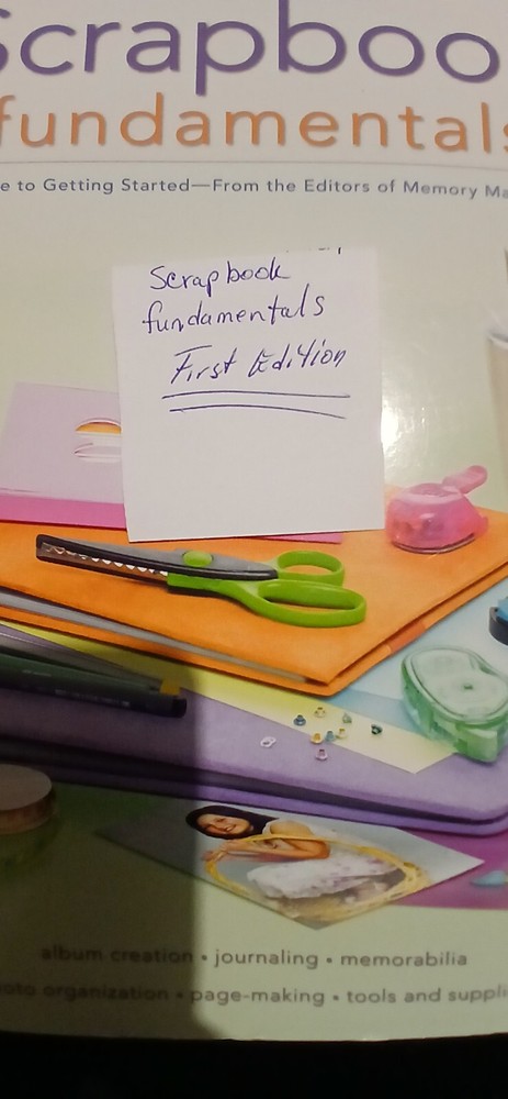 Scrapbook Fundamentals - getting Started - Photo Crafts Memory Makers Book