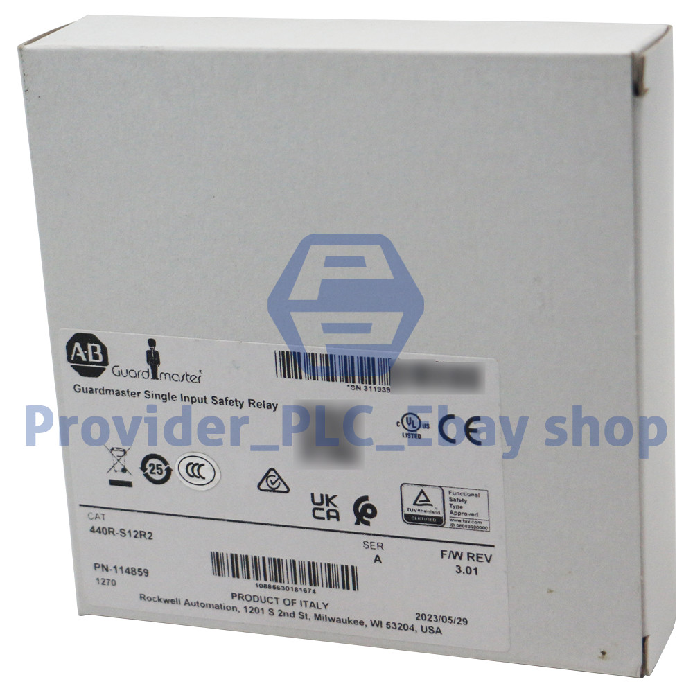 NIB Allen Bradley 440R-S12R2 Ser A Guardmaster GSR SI Safety Relay, Single Input