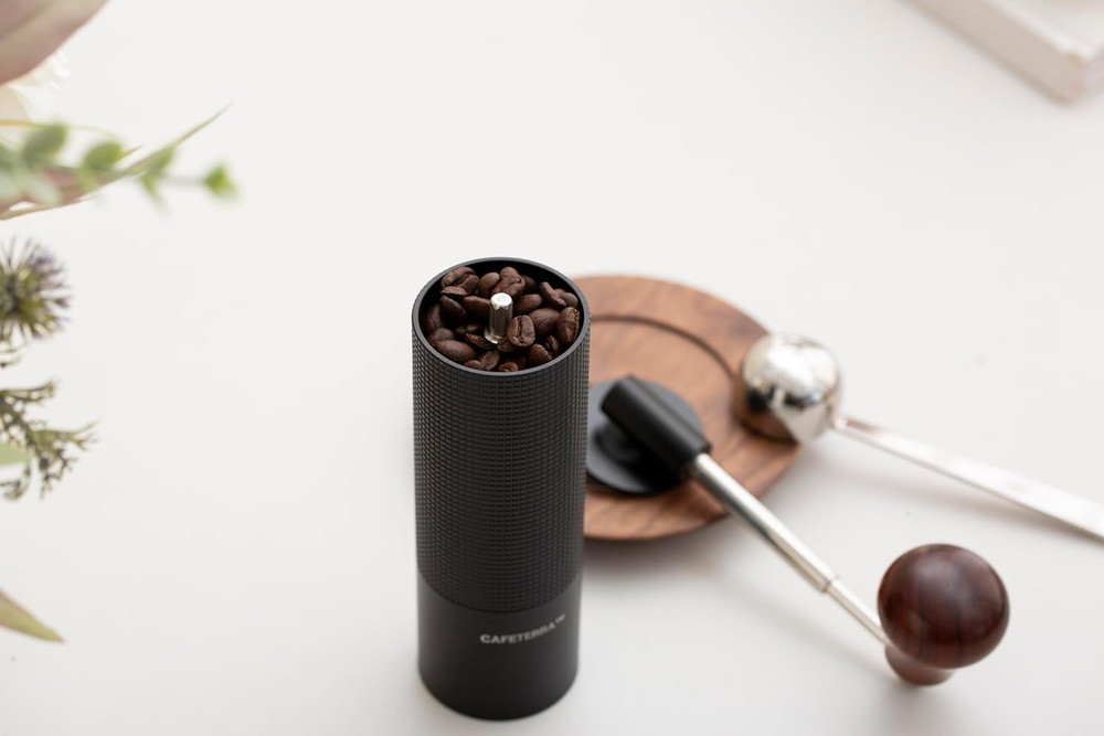 Portable Manual Coffee Grinder with Adjustable Grind & Stainless Steel Handle