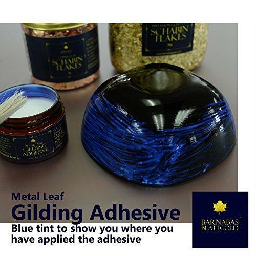 Gilding Adhesive 120ml, Professional Quality, Water Based Gold Leaf Sheets Size