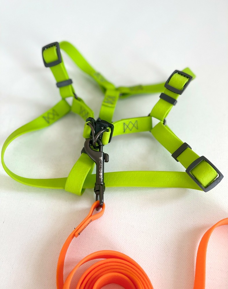 Green Waterproof Dog Harness | CALIDOG
