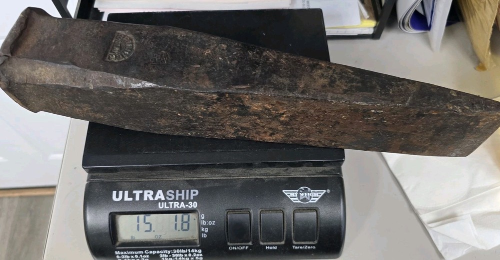 Brunner & Lay Wedge Striking Chisel Mining Contruction 13"x2-1/2" 15lbs