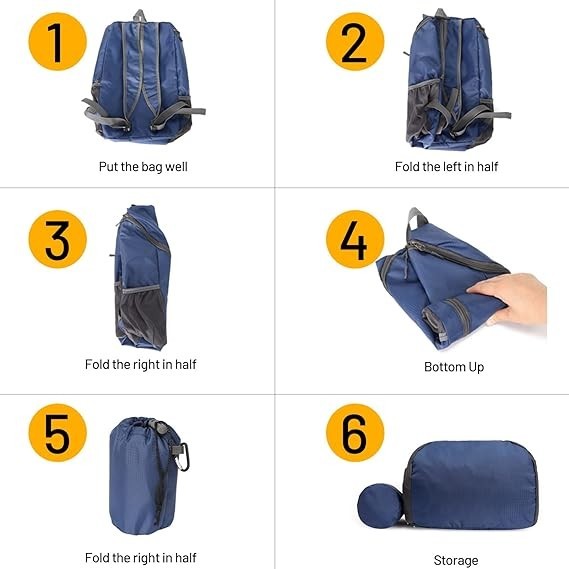 WRTEE Hiking Daypack,Water Proof Lightweight Packable Backpack for Travel Cam...