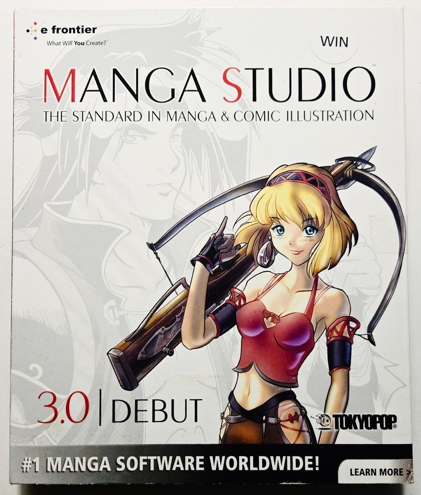 Manga Studio 3.0 Debut (PC, 2006) *COMPLETE IN BIG BOX* Computer Software WIN