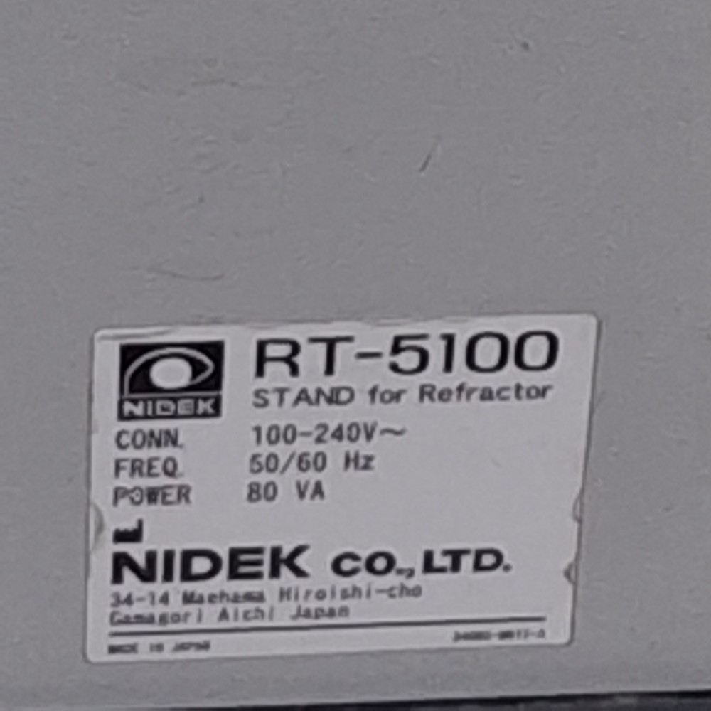 Nidek RT-5100 Digital Refractor / Phoropter