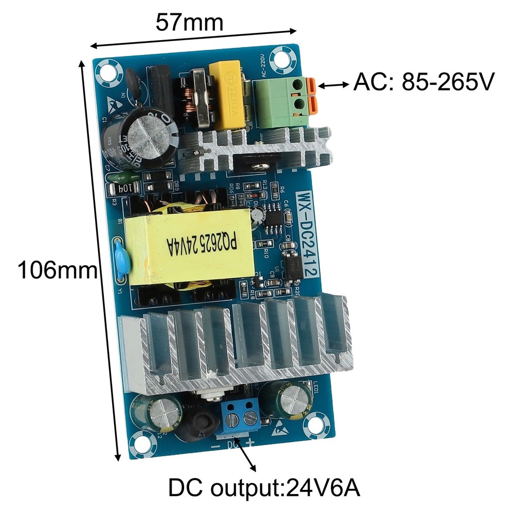 High Performance AC DC Inverter Power Supply Module for Control Systems