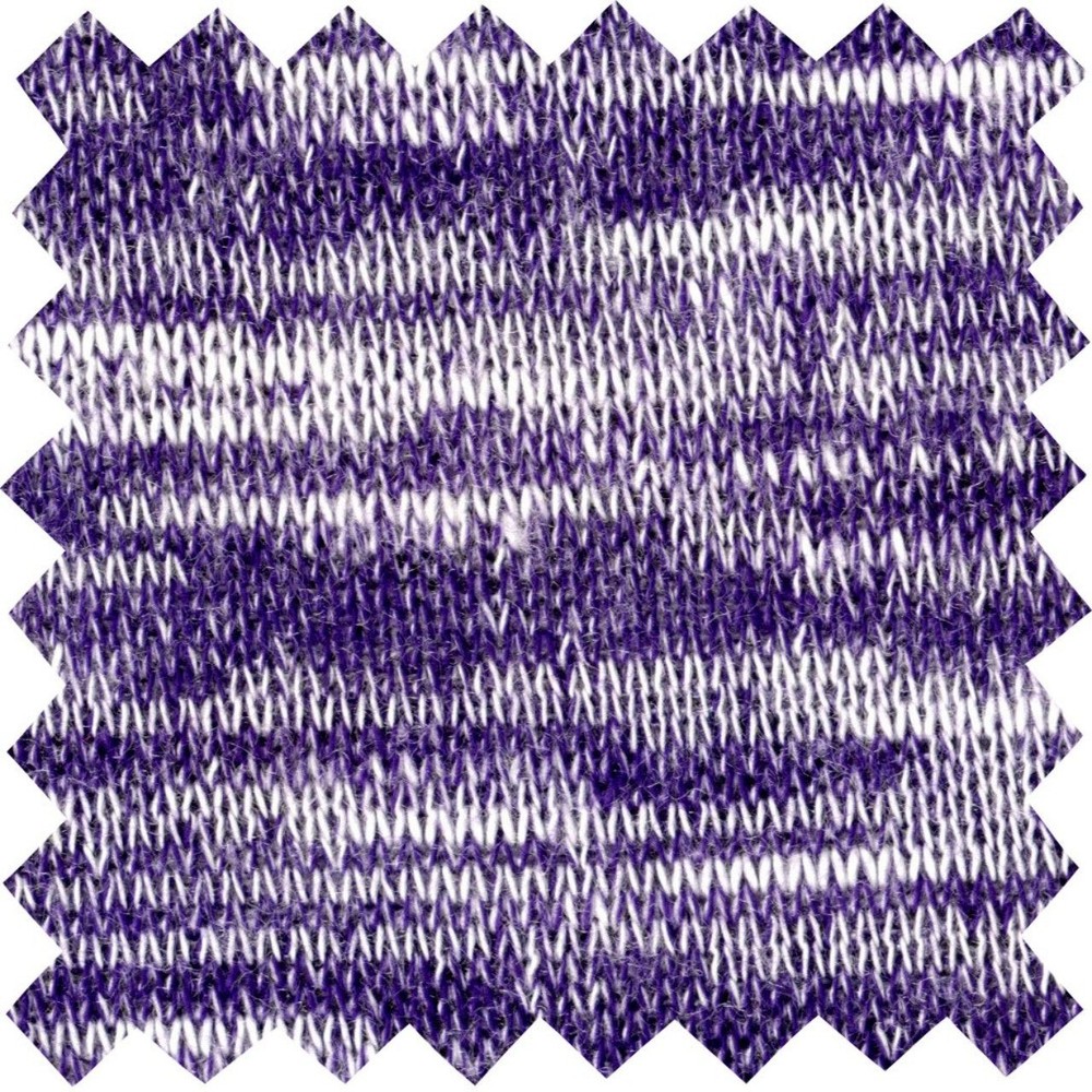 Jersey Heather Phantom Knit Fabric - Stretch Sweater, Soft Hacci