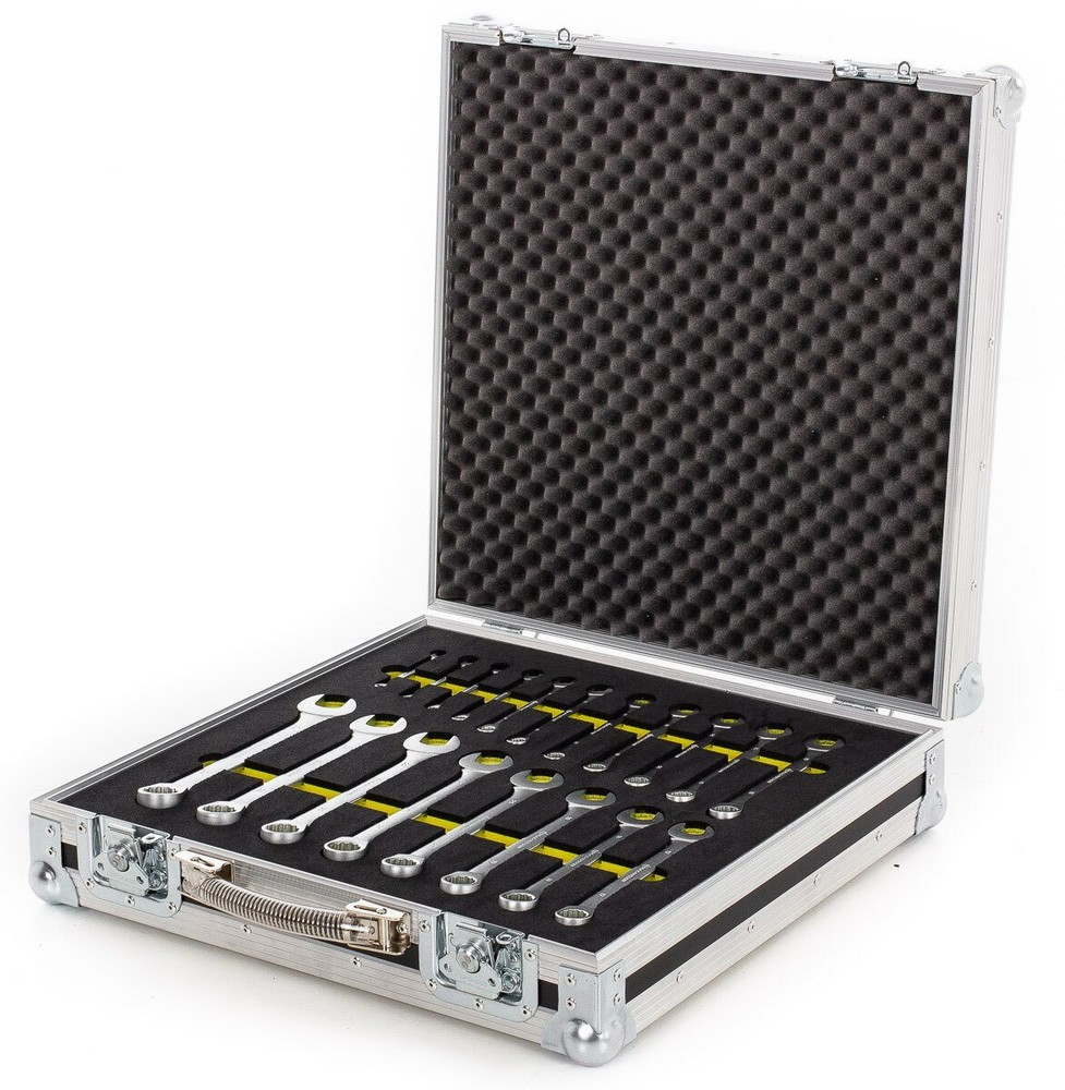 Spanner Set Toolbox Flight Case With Custom Foam Insert - INCLUDES SPANNER SET