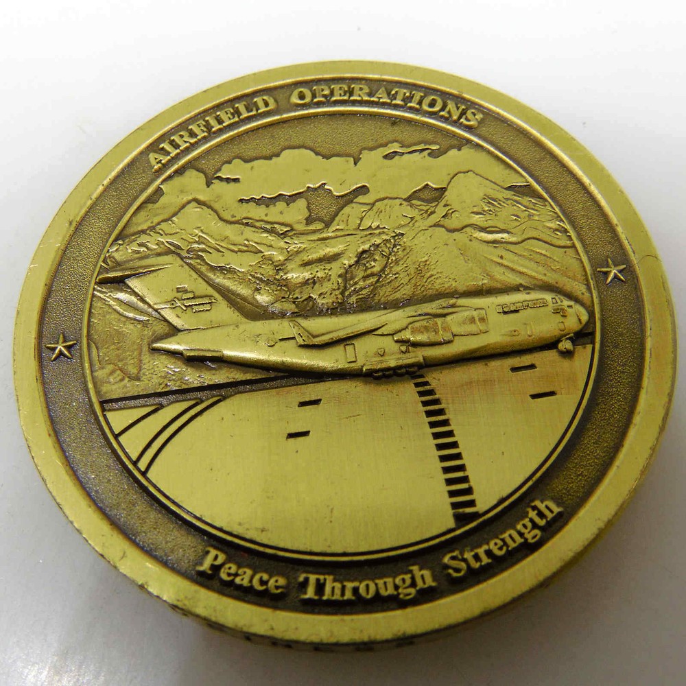 THULE AIR BASE 2017 AIRFIELD OPERATIONS CHALLENGE COIN