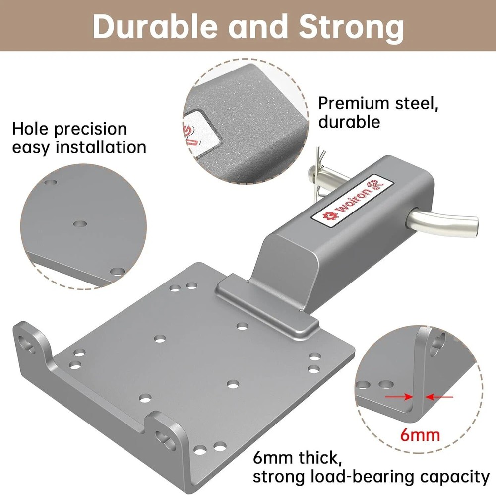 Universal 2" Receiver Trailer Hitch Winch Mount Plate ,Winch Mounting Bracket,Wi