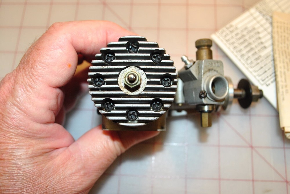 RJL K-61 engine with muffler and box,Nice!