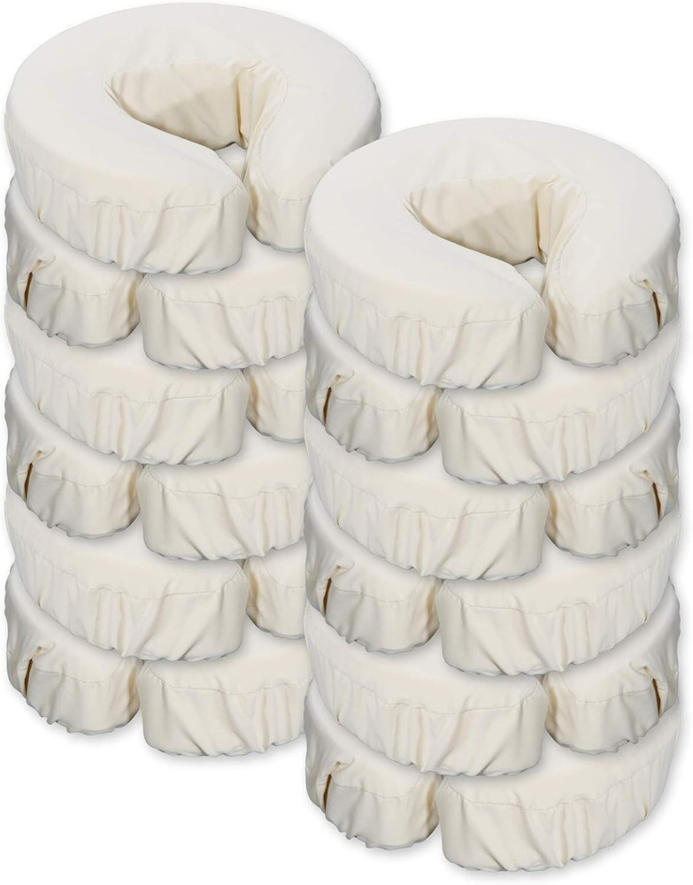 Master Massage Master Massage Microfiber Face Cushion Cover 12Piece Set Sand, 1C