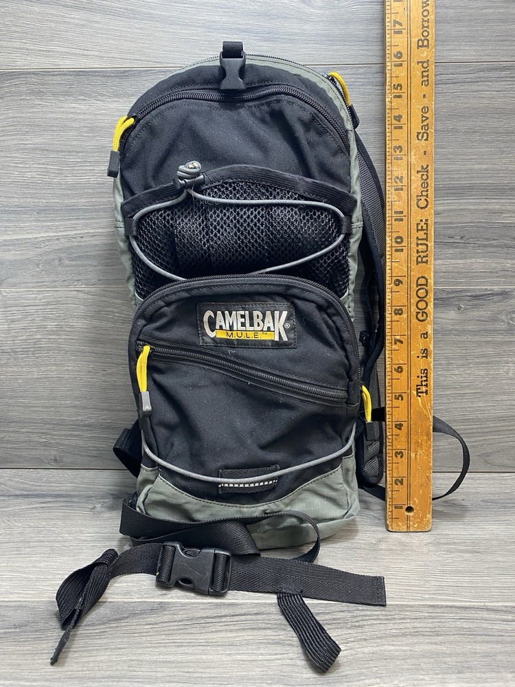 Camelback Mule Hydration Backpack No Bladder Black Hiking Camping Vintage