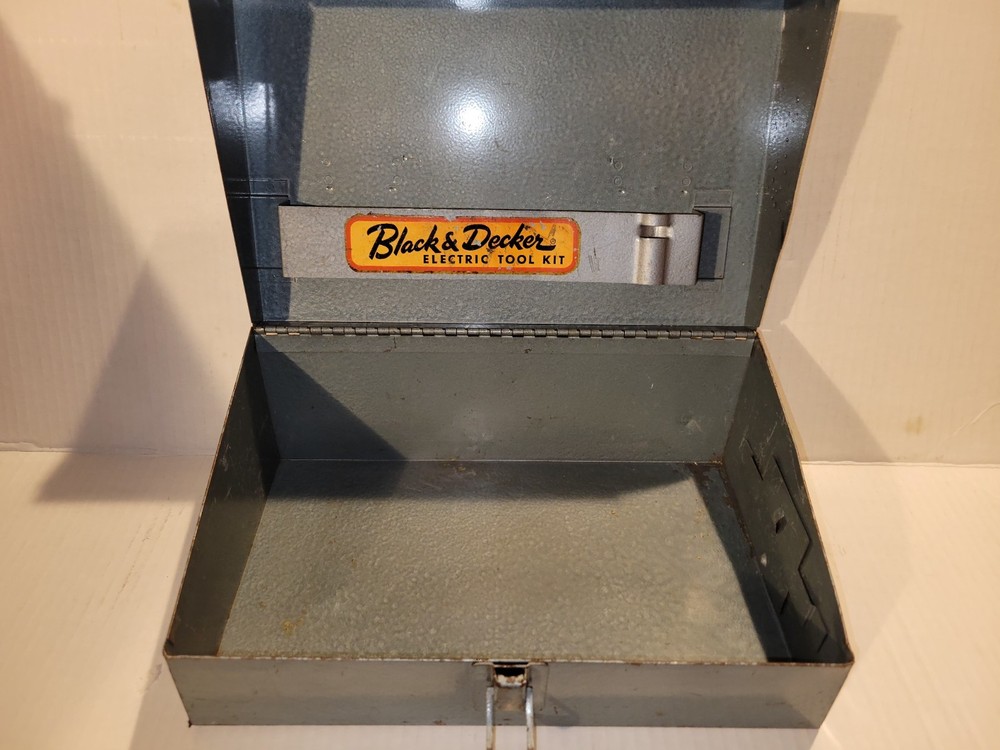 Vintage Black & Decker Utility Drill Kit Tool Box (Drill Not Included.)