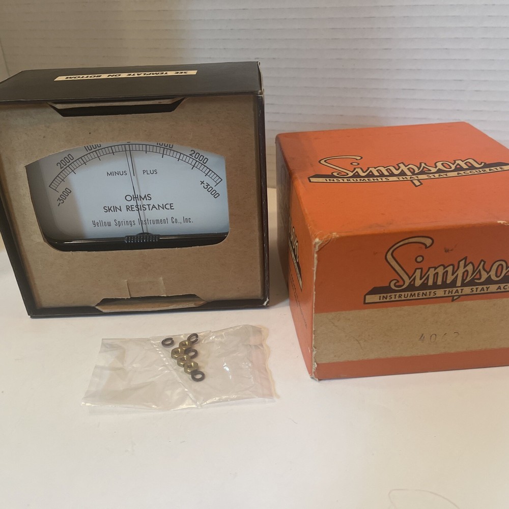 Simpson 4062 Ohm Meter NOS