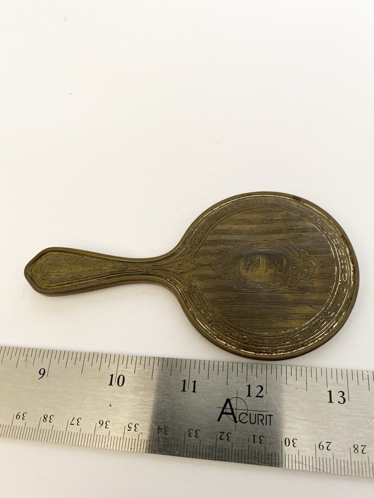 antique Edwardian-era handheld Mirror