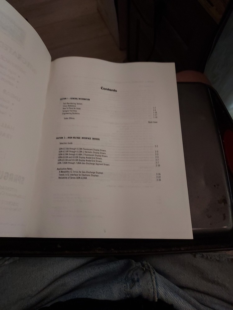 SPRAGUE INTEGRATED CIRCUITS DATA BOOK