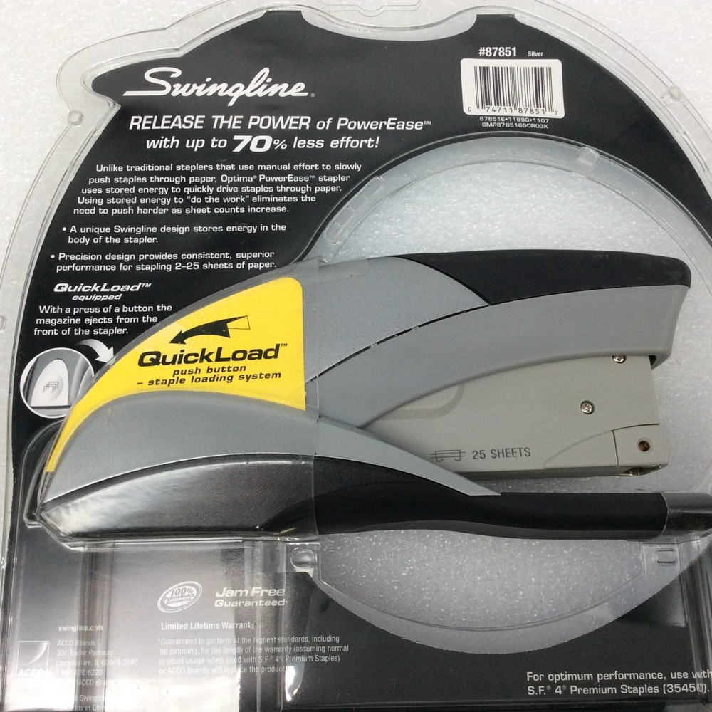 Optima Powerease Swingline 25 Sheets Quickload Stapler #87851