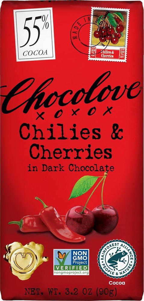 Dark Chilies & Cherry Bar