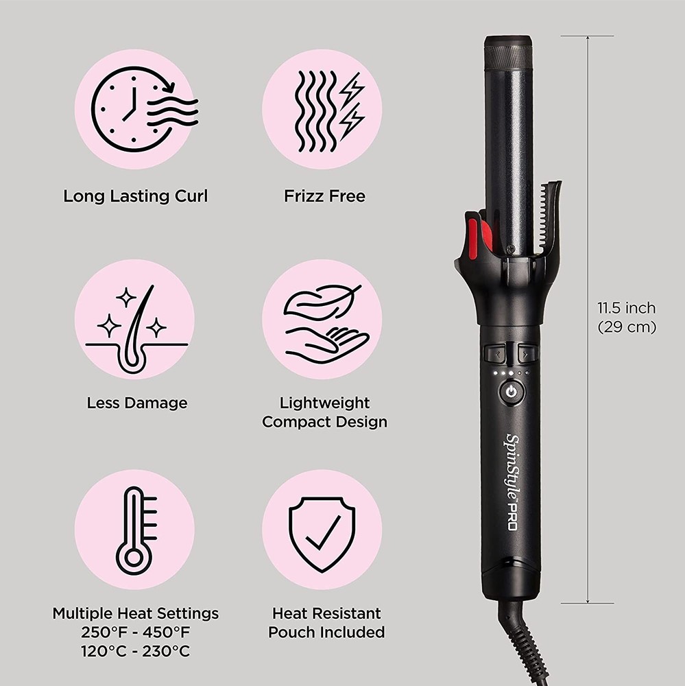 Salon Tech SpinStyle Pro Auto Curling Iron 1 inch