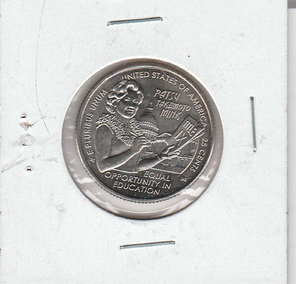 2024- P Patsy Takemoto Mink UNCIRCULATED QUARTER