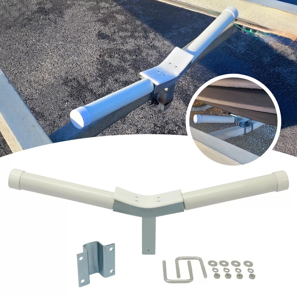 Boat Trailer V Guide On For 3" x 3" Cross Member Bow Rest Center Support