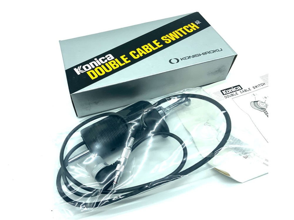 Konica AR Double Cable Switch Black New In Original Packaging