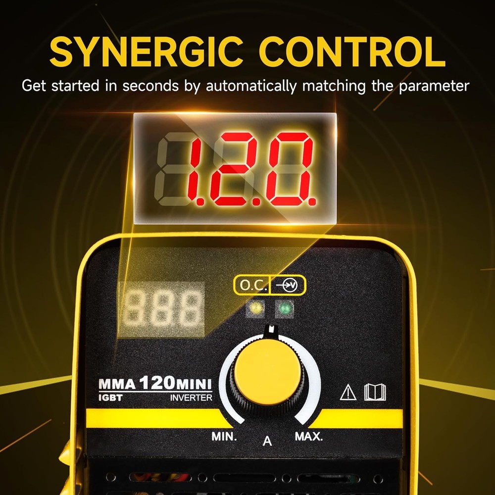 110V Smart Welder 120A Digital Display Portable
