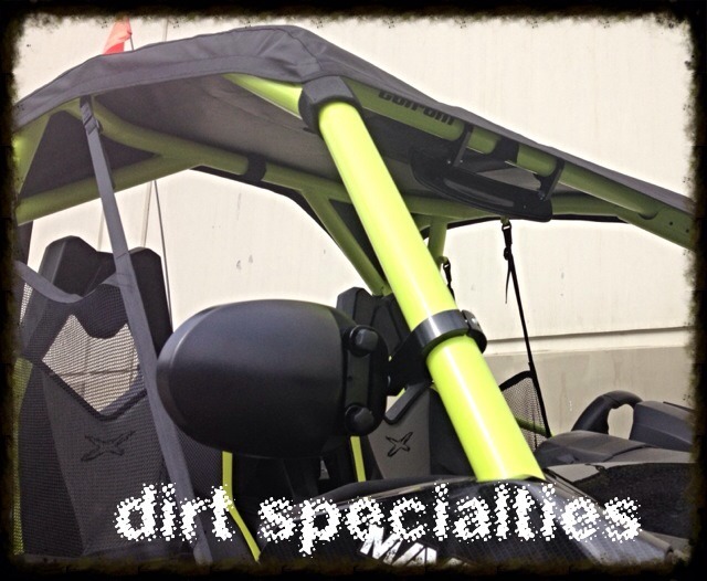 CANAM COMMANDER UTV Side View Mirror Set (Fits 2.00" roll bar)