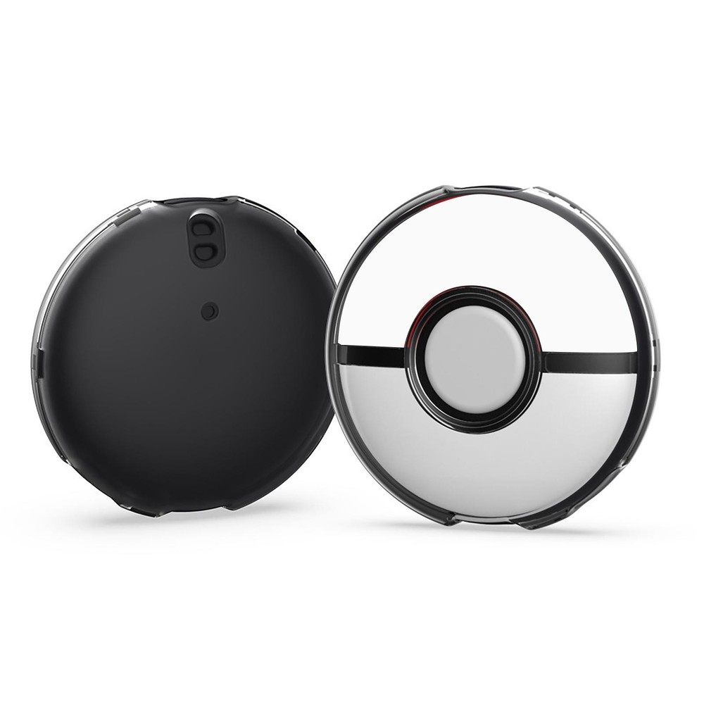Transparent Protective Case+4 Adhesive Pads+Hand Strap for Pokémon GO Plus+ E