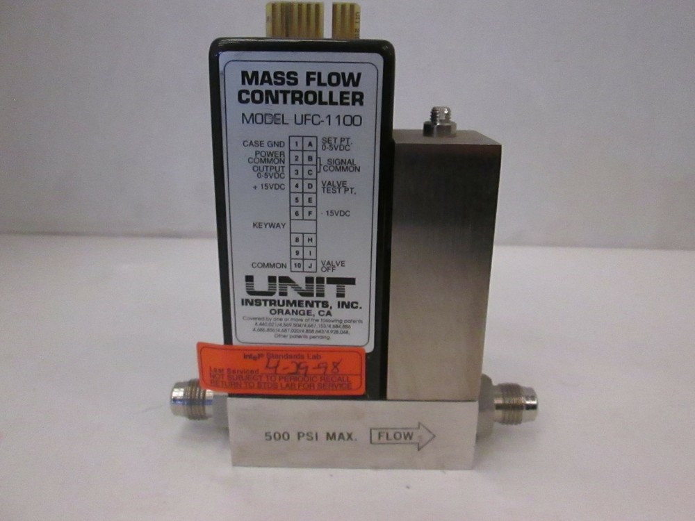 Unit UFC-1100, Mass Flow Controller, 100 SCCM, NH3, Used