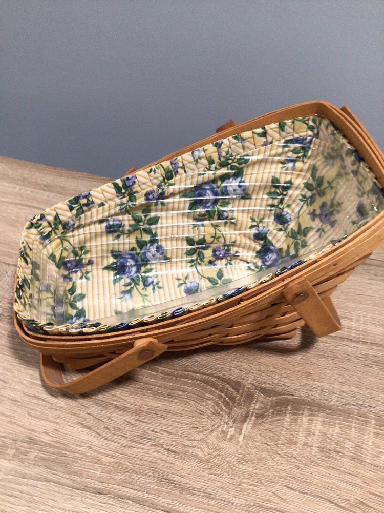 Longaberger Two Handled Fruit Vegetable Bread Basket 1996